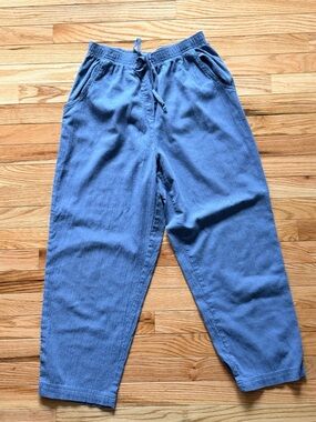 Vintage Koret City Blues Petite Elastic Waist Pants - Blue
